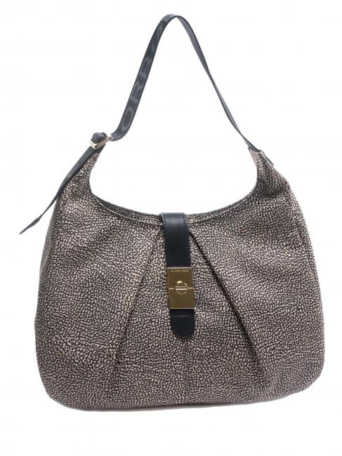 HOBO CORTINA MEDIUM Borsa a spalla OP/NATURALE/NERO - Borse Donna