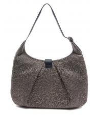 BORBONESE HOBO CORTINA MEDIUM Borsa a spalla OP/NATURALE/NERO - Borse Donna - 3