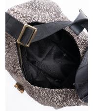 BORBONESE HOBO CORTINA MEDIUM Borsa a spalla OP/NATURALE/NERO - Borse Donna - 6