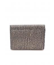 BORBONESE CLASSICA  Portafoglio medio con patta OP/NATURALE/NERO - Portafogli Donna - 3