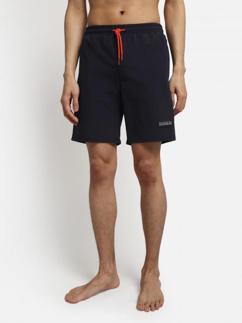 V-MORGEX Costume lungo con logo blu marine - Costumi da bagno Uomo