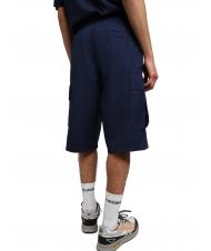NAPAPIJRI N-DRU Bermuda cargo con cintura medieval blue - Pantaloni Uomo - 2
