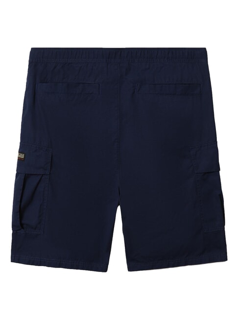 N-DRU Bermuda cargo con cintura medieval blue - Pantaloni Uomo