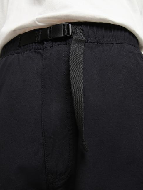 N-DRU Bermuda cargo con cintura black 041 - Pantaloni Uomo