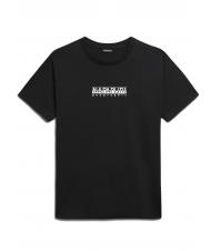 NAPAPIJRI S-BOX SS T-shirt in cotone box logo black 041 - T-shirt Uomo - 4