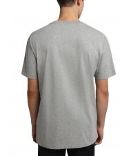 NAPAPIJRI S-BOX SS T-shirt in cotone box logo medium grey melange - T-shirt Uomo - 2