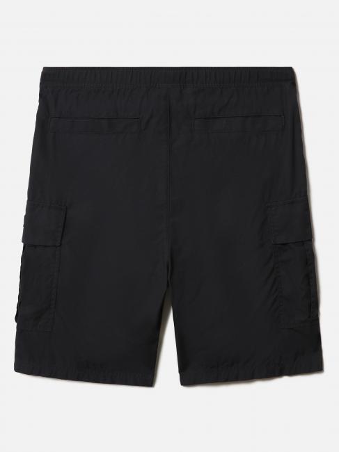 N-DRU Bermuda cargo con cintura black 041 - Pantaloni Uomo