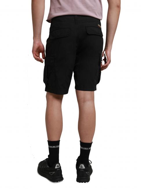NOTO 5 Bermuda cargo in cotone black 041 - Pantaloni Uomo