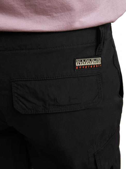 NOTO 5 Bermuda cargo in cotone black 041 - Pantaloni Uomo