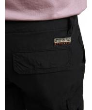 NAPAPIJRI NOTO 5 Bermuda cargo in cotone black 041 - Pantaloni Uomo - 6