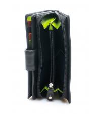 LESAC COLORFULL Portafoglio Donna in pelle Nero - Portafogli Donna - 4