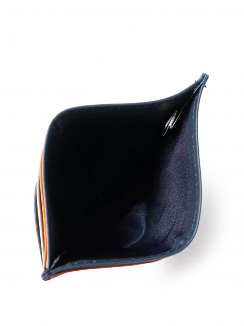 COLORFULL Portacard piatto in pelle Nero - Portafogli Uomo