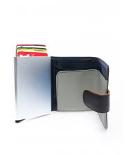 LESAC COLORFULL Portafoglio in pelle con portacard in alluminio - Portafogli Uomo