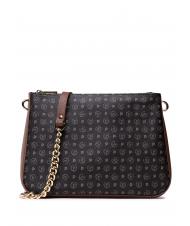 POLLINI HERITAGE  Borsa tracolla catena nero marrone - Borse Donna - 4
