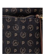 POLLINI HERITAGE  Borsa tracolla catena nero marrone - Borse Donna - 5