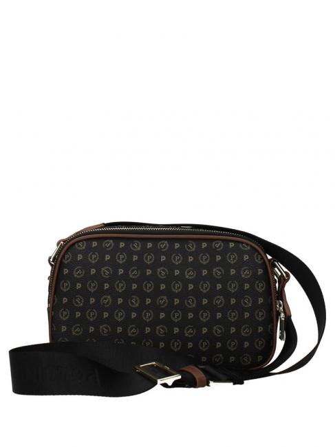 HERITAGE  Camera bag a tracolla nero marrone - Borse Donna
