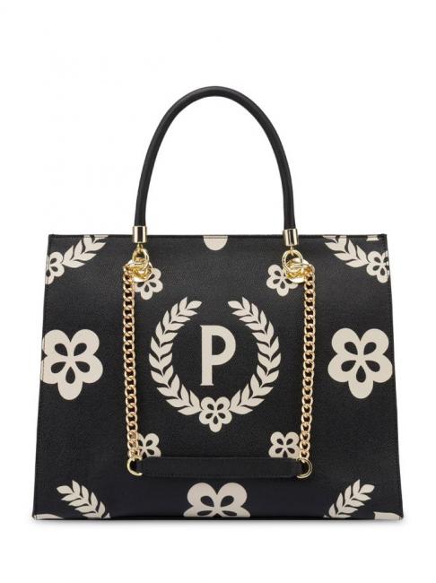HERITAGE  Shopping bag con doppio manico Nero - Borse Donna