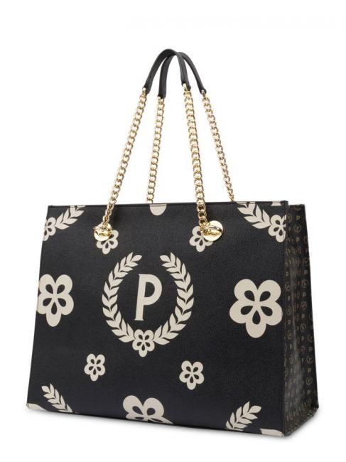HERITAGE  Shopping bag con doppio manico Nero - Borse Donna