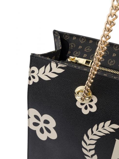 HERITAGE  Shopping bag con doppio manico Nero - Borse Donna