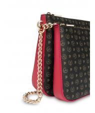 POLLINI HERITAGE  Borsa tracolla catena nero lacca - Borse Donna - 3