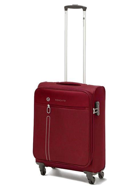 ONE WAY Set 3 trolley bagaglio a mano, medio e grande espandibili rosso - Set Trolley