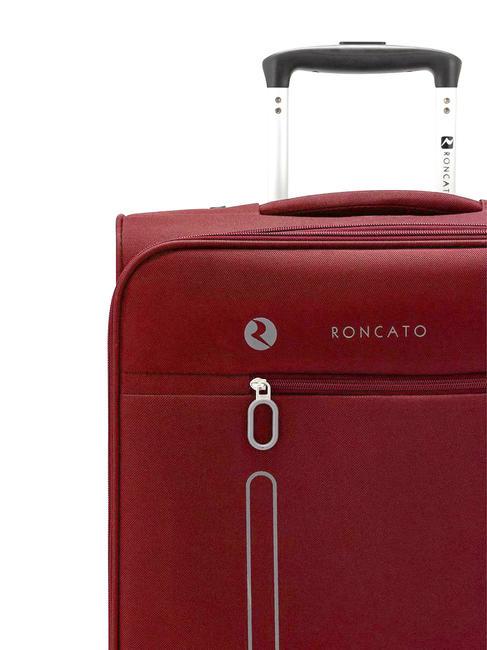ONE WAY Set 3 trolley bagaglio a mano, medio e grande espandibili rosso - Set Trolley