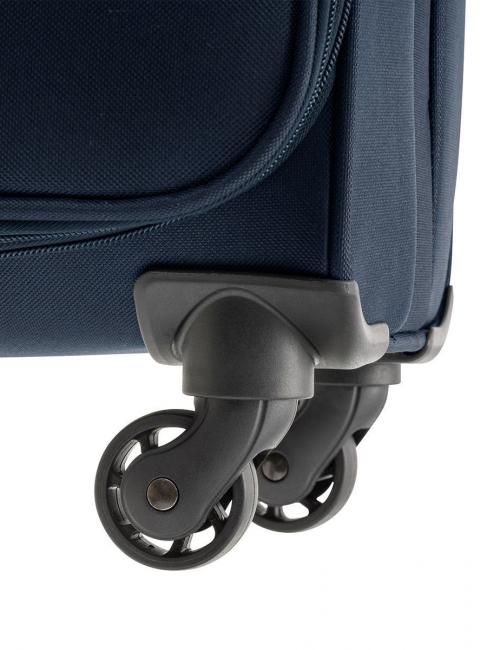 ONE WAY Set 3 trolley bagaglio a mano, medio e grande espandibili Blu scuro - Set Trolley