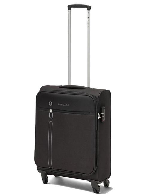 ONE WAY Set 3 trolley bagaglio a mano, medio e grande espandibili Nero - Set Trolley