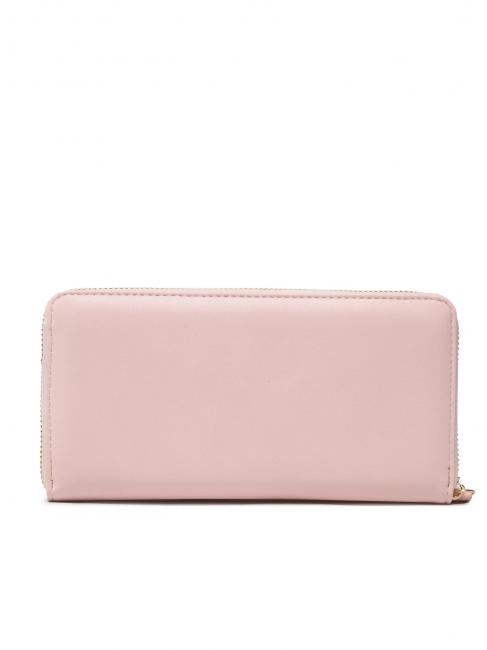 BICOLOR UNLINED Portafoglio grande zip around light pink - Portafogli Donna
