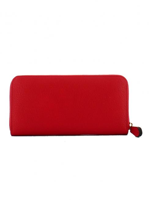 LASERED OVAL T Portafoglio grande zip around papavero - Portafogli Donna