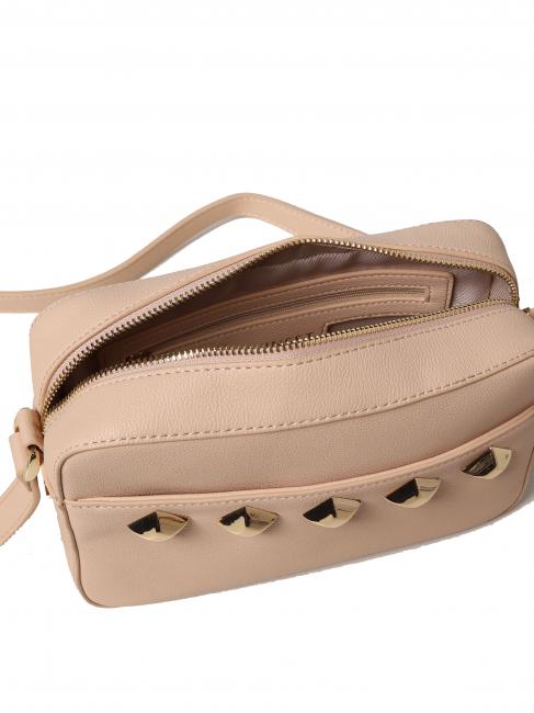 SQUARED STUDS Borsa a tracolla con zip cuban sand - Borse Donna