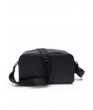 BORBONESE CAMERA CASE SMALL ECO LINE Borsa piccola a tracolla dark black - Borse Donna - 3