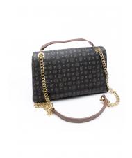 POLLINI HERITAGE Borsa a spalla media nero marrone - Borse Donna - 2