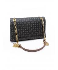 POLLINI HERITAGE Borsa a spalla media nero marrone - Borse Donna - 3