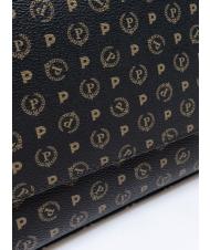 POLLINI HERITAGE Borsa a spalla media nero lacca - Borse Donna - 3