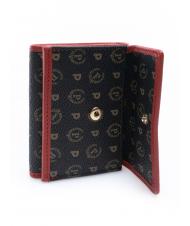 POLLINI HERITAGE Portafoglio con patta nero lacca - Portafogli Donna - 4