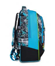 SJGANG GANG ANIMALI FLIP 3D SJ Zaino Trolley sganciabile con ruote triple  Nero - Zaini con carrello - 3