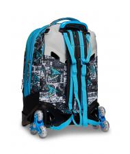 SJGANG GANG ANIMALI FLIP 3D SJ Zaino Trolley sganciabile con ruote triple  Nero - Zaini con carrello - 8