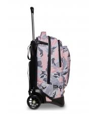 INVICTA NEW PLUG FANTASY Zaino trolley con carrello sganciabile camou logo pink - Zaini con carrello - 5