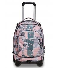 INVICTA NEW PLUG FANTASY Zaino trolley con carrello sganciabile camou logo pink - Zaini con carrello - 8