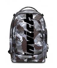 INVICTA NEW PLUG FANTASY Zaino trolley con carrello sganciabile camou logo black - Zaini con carrello - 2