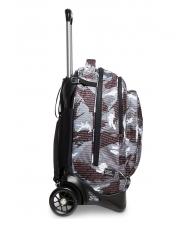 INVICTA NEW PLUG FANTASY Zaino trolley con carrello sganciabile camou logo black - Zaini con carrello - 4