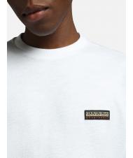 NAPAPIJRI S-MAEN Maglia manica lunga girocollo cotone bright white 002 - Maglie Uomo - 4