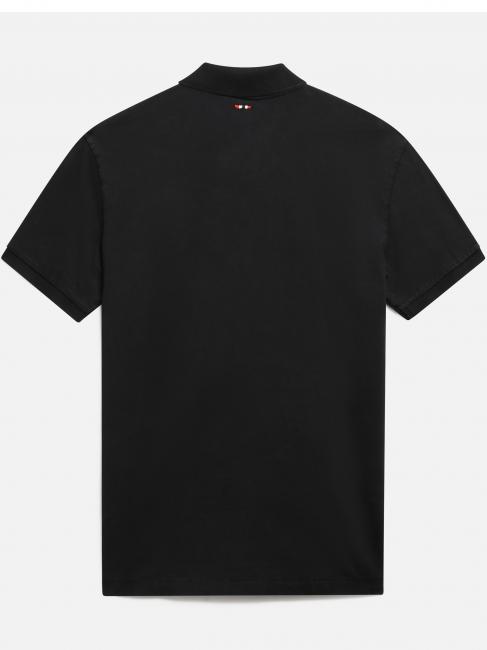 ELBAS JERSEY Polo cotone micrologo black 041 - Polo Uomo