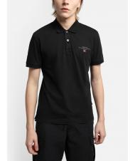 NAPAPIJRI ELBAS JERSEY Polo cotone micrologo black 041 - Polo Uomo - 2
