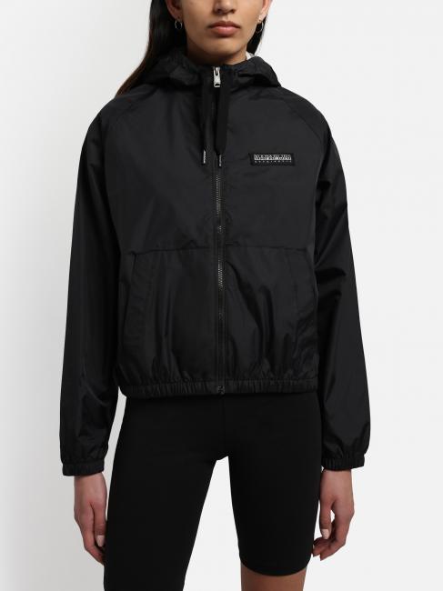 A-MORGEX W Giacca Kway black 041 - Giacche Donna