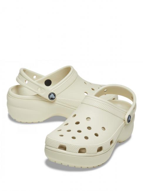 CLASSIC PLATFORM CLOG W Sandalo sabot bone - Scarpe Donna