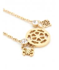 GUESS PEONY AND 4G CHARMS Braccialetto yellow gold - Bracciali Donna - 3