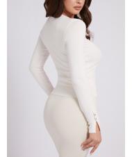 GUESS ELINOR Maglione girocollo cremwhi - Maglie Donna - 3