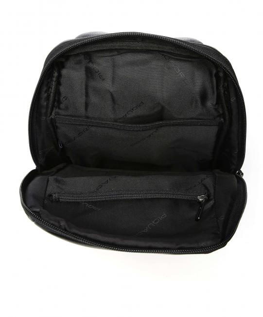 AKRON Monospalla in pelle Nero - Zaini da lavoro porta PC